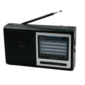 Радіоприймач GOLON RX-3050 з акумулятором 6Вт 8 годин роботи Black