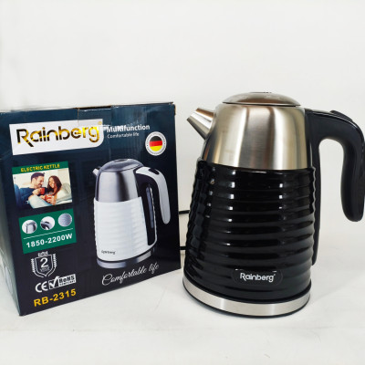 Чайник електричний Rainberg RB-2315 1.8л 2200Вт Black
