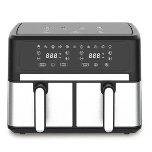 Аерофритюрниця Sokany SK-10041 Air Fryer безмасляного приготування сенсорне керування 8л 1800Вт