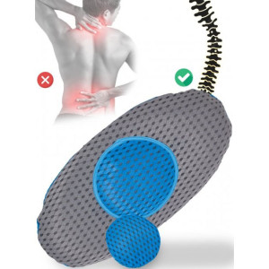 Ортопедична подушка для попереку Lumbar Support TV One. Подушка для попереку з ефектом пам'яті