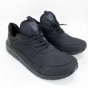 Чоловічі кросівки чорного кольору текстиль 44 розмір