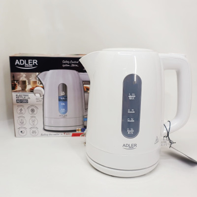 Електрочайник Adler AD 1л 2200Вт White