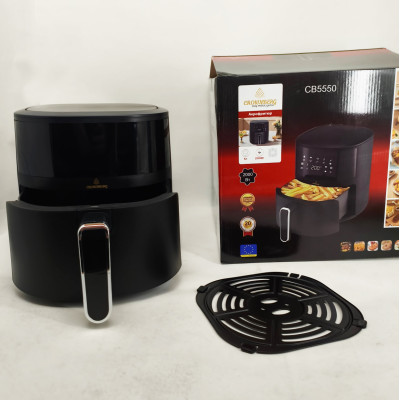 Аерофритюрниця без масла Crownberg CB-5550 2000Вт мультипіч з антипригарною чашею 5л і сенсорна