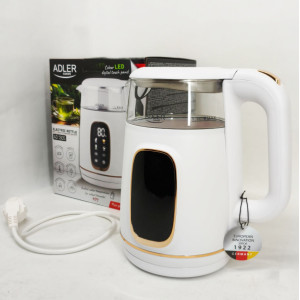Чайник електричний Adler AD 1305 1.7Л 2200Вт White Gold