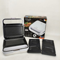 Бутербродниця Adler AD 3070 2в1 1100Вт White