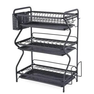 Сушарка для посуду Edenberg EB-17987 триярусна Black