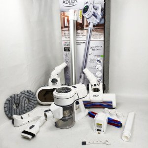 Пилосос бездротовий Adler AD 7064 350Вт для сухого та вологого прибирання акумулятор 2000 мАг