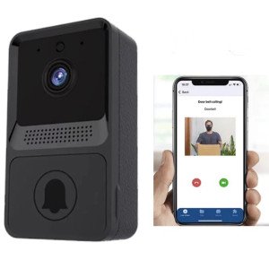 Бездротовий дверний WIFI відеодзвінок домофон з камерою кут огляду 90°, нічне бачення, мобільний додаток