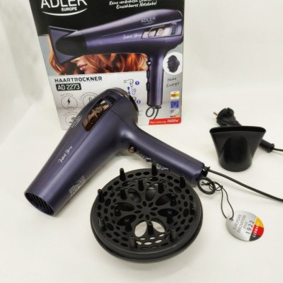 Фен з втягуючим шнуром Adler AD 2273 2400Вт