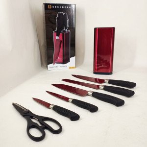 Набір ножів Edenberg EB-11027 7 предметів Red