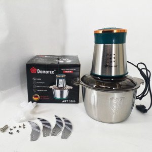 Подрібнювач для кухні, подрібнювач чопер кухонний, блендер з металічною чашею 2л