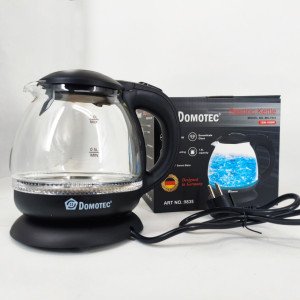 Скляний електрочайник Domotec MS-7910 1л 1650Вт з LED підсвічуванням