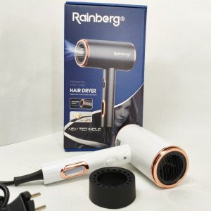 Фен стайлер Rainberg RB-2260 для волосся 3 швидкості 3 режими температури іонізація 1500Вт White