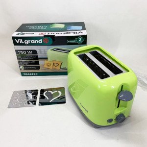 Тостер VILGRAND VT0722P Green