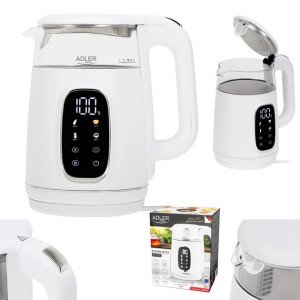 Чайник електричний Adler AD 1305 1.7Л 2200Вт White Silver