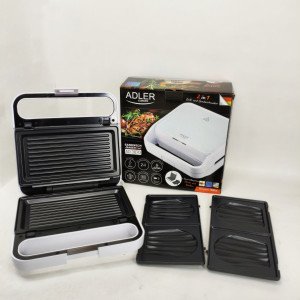 Бутербродниця Adler AD 3070 2в1 1100Вт White